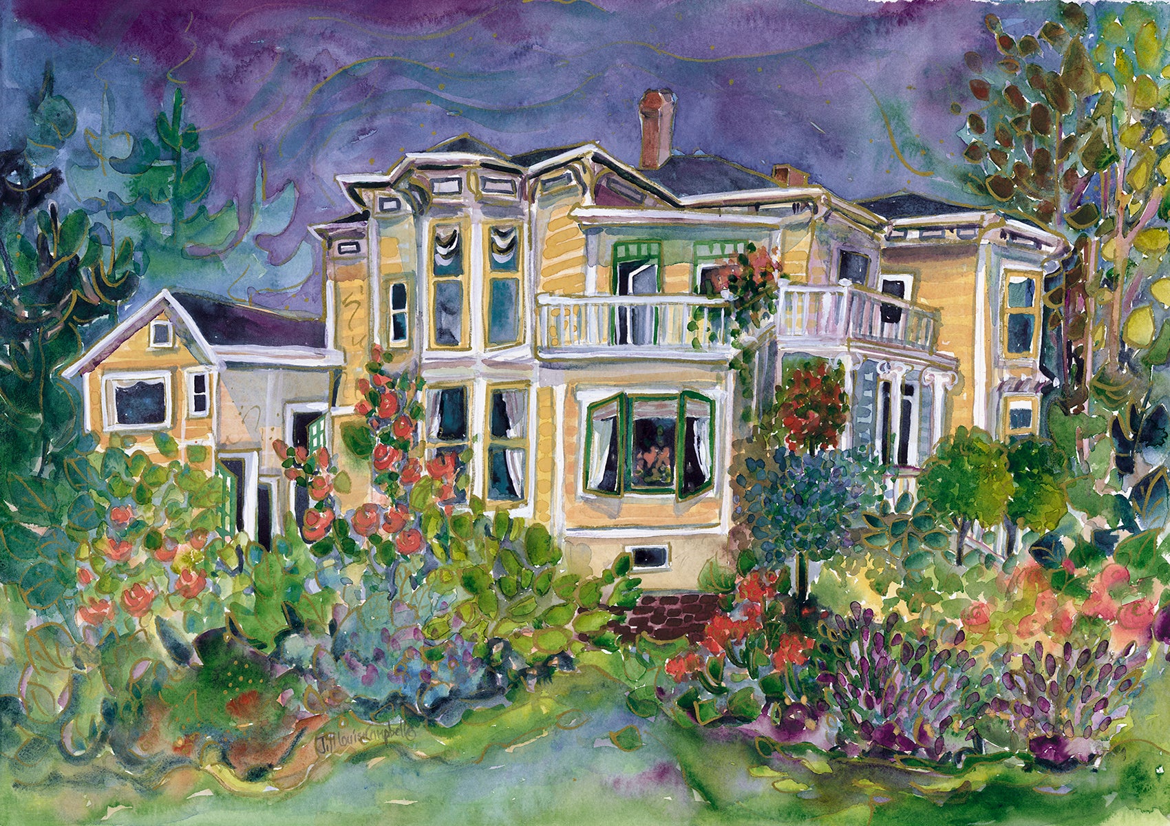 Fairholme House : Art Print