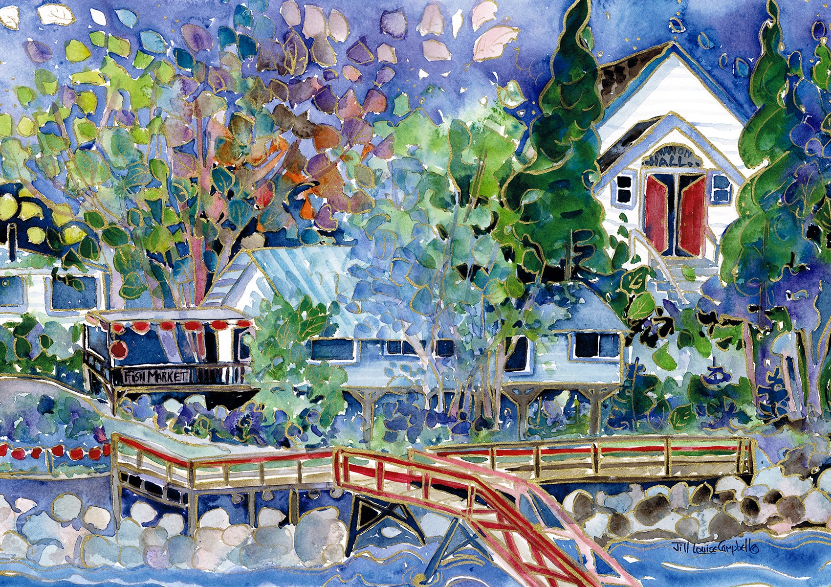 Fish Market : Art Print