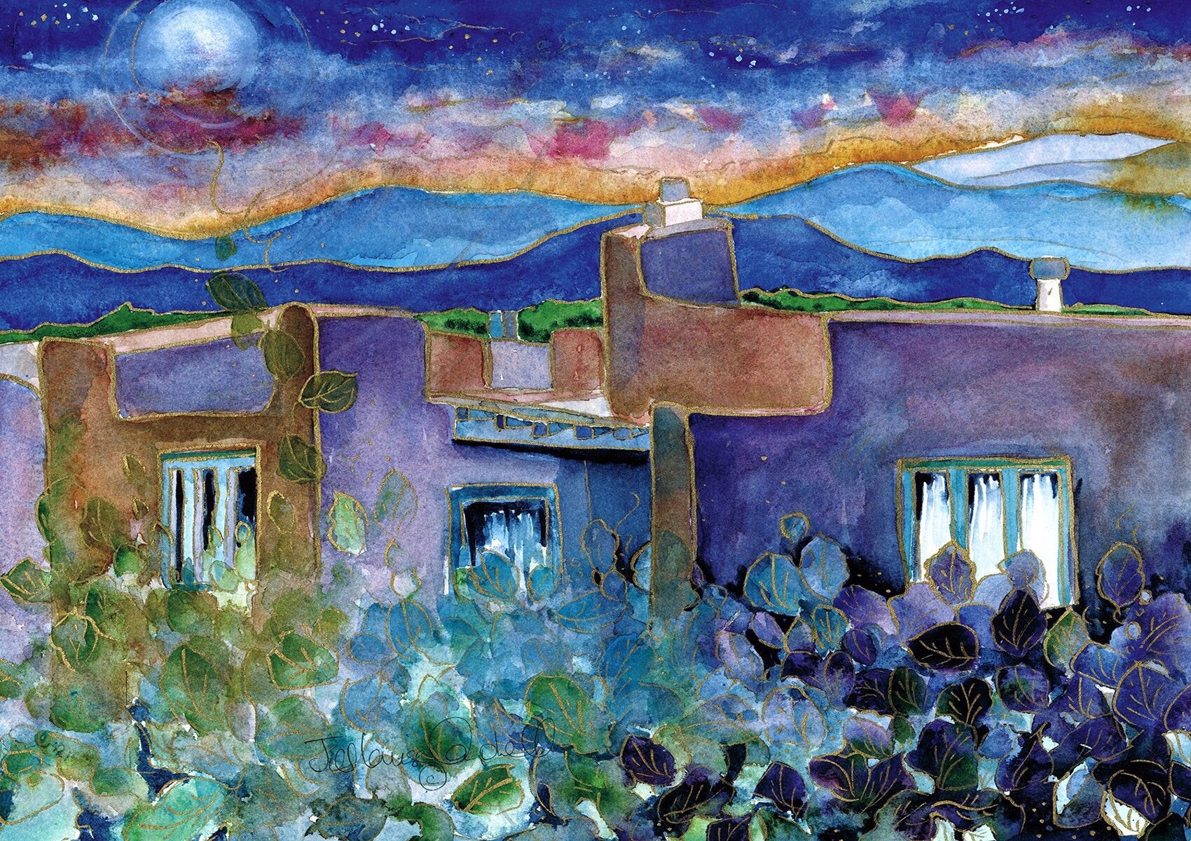 Desert Adobe : Art Print