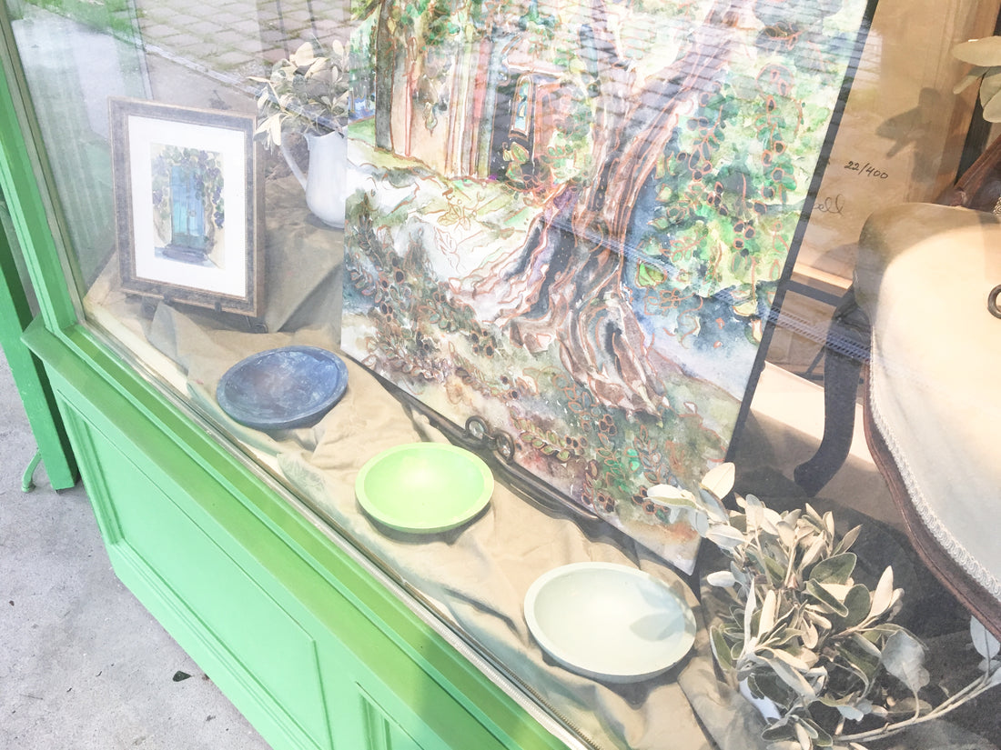 French window display