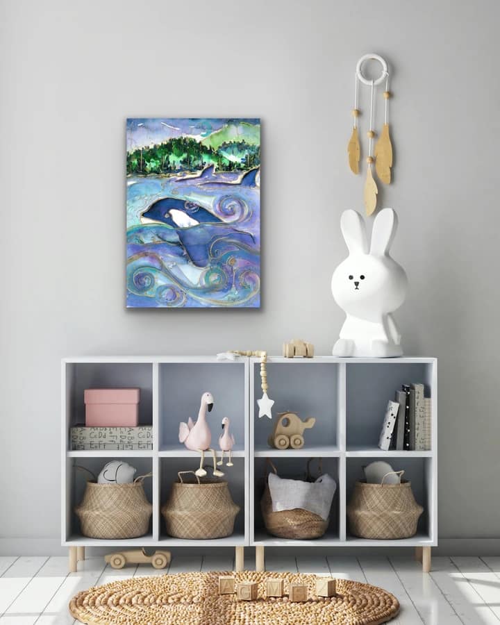 Artwork for kids spaces