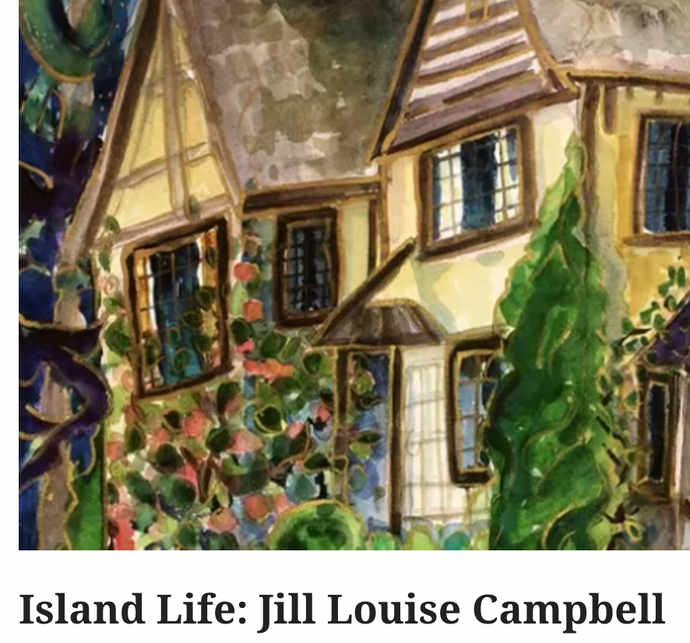 Jill's Art connection with Hastings House over 20 years