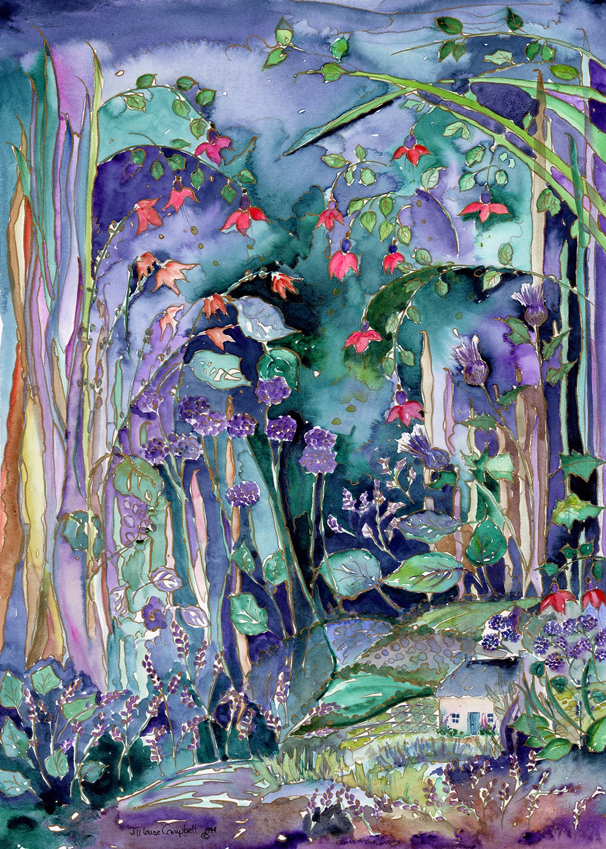 “Celtic Forest” auction 16x24 inch Canvas reproduction #8/400