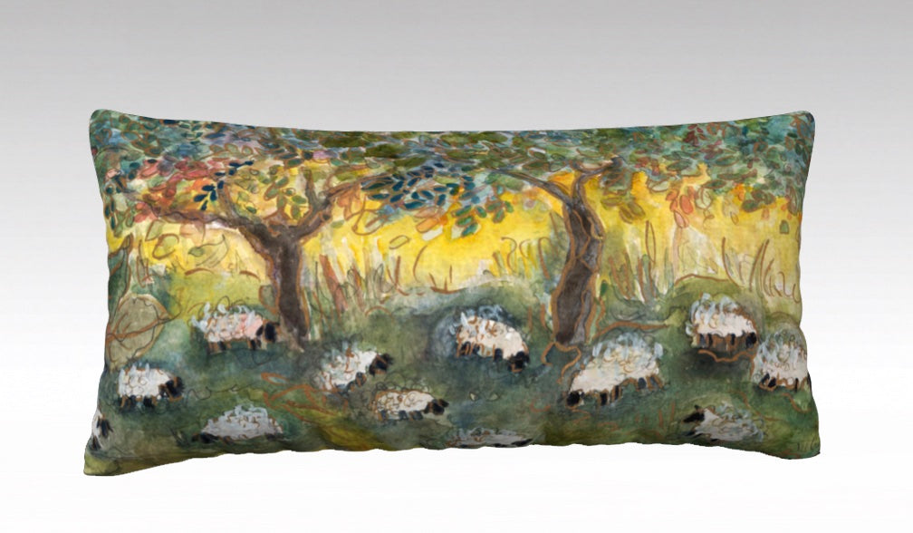 Contentment Velvet Pillow