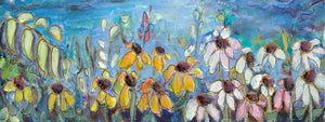 Slice of a Daisy : 13”x36” Limited Edition Canvas #12/400