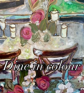 “Alfresco” Triptych Limited Edition Original Enhanced