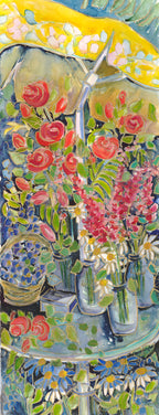 Flower Stand Art Print