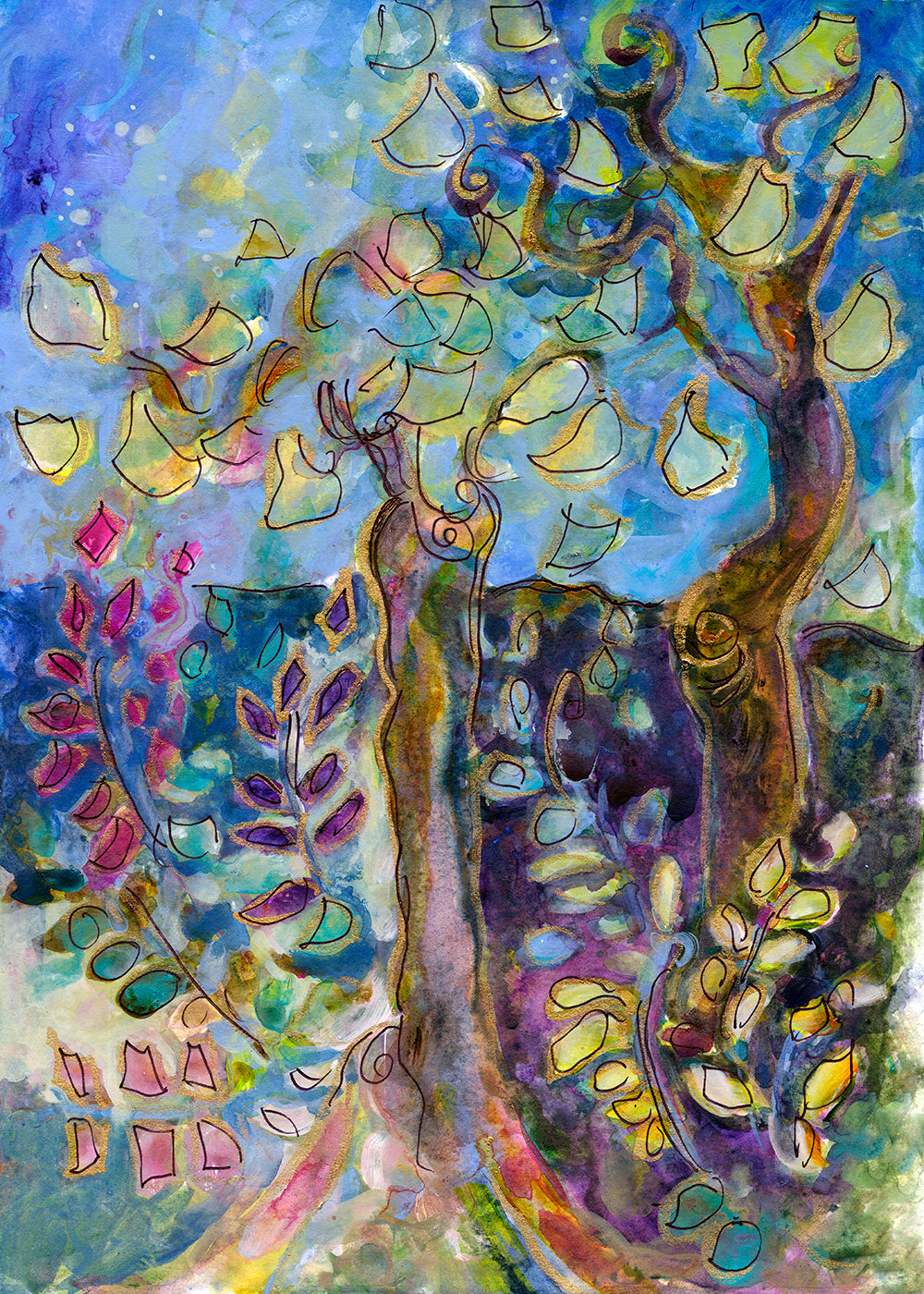 “Forest Flowers” 24X36inch Canvas Limited Edition # 2/400