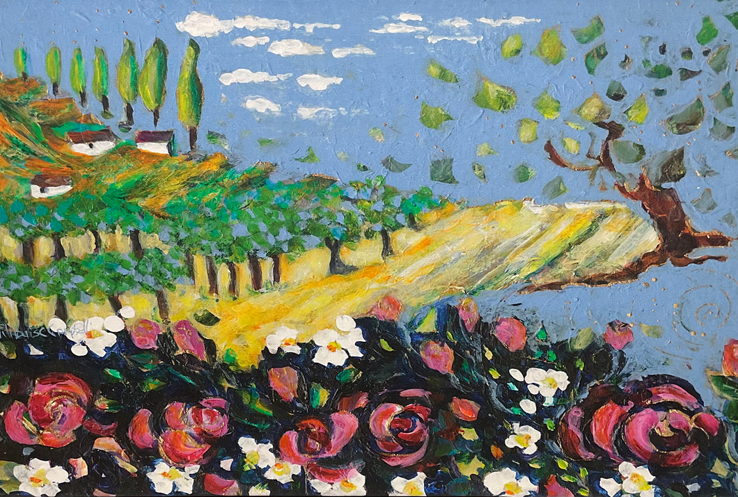 “Field of Roses” 16x24inch Canvas Limited Edition #1/400