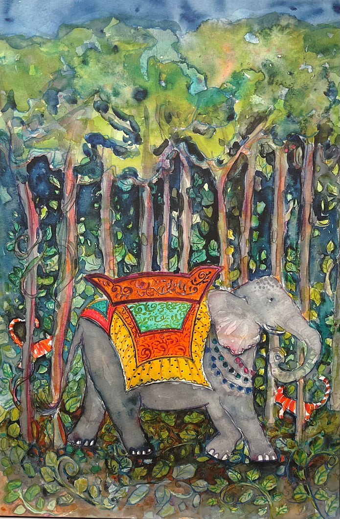 “Elephant Walk” 16x24inch Canvas Limited Edition #22/400