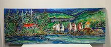 Load image into Gallery viewer, “Spinnakers Up!” 17x48inch Canvas Limited Edition #76/400