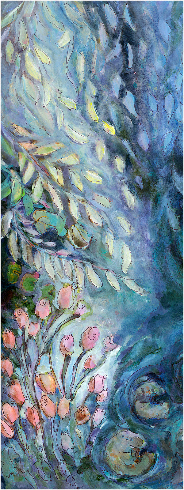 ‘Fulfillment’ left panel 13X36inch Canvas Limited Edition