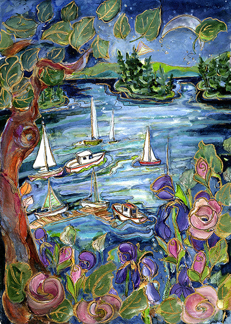 “Wild Iris Wave” a Canvas Limited Edition