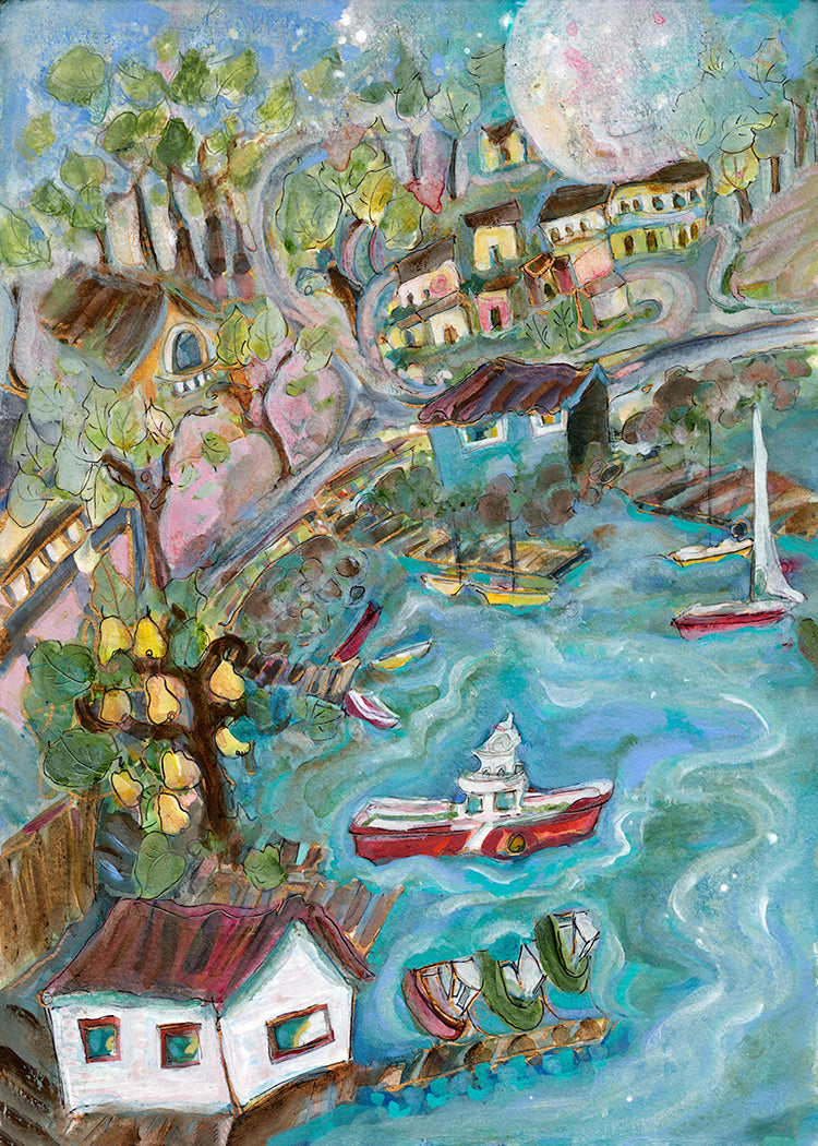 Super Natural Ganges : Art Print