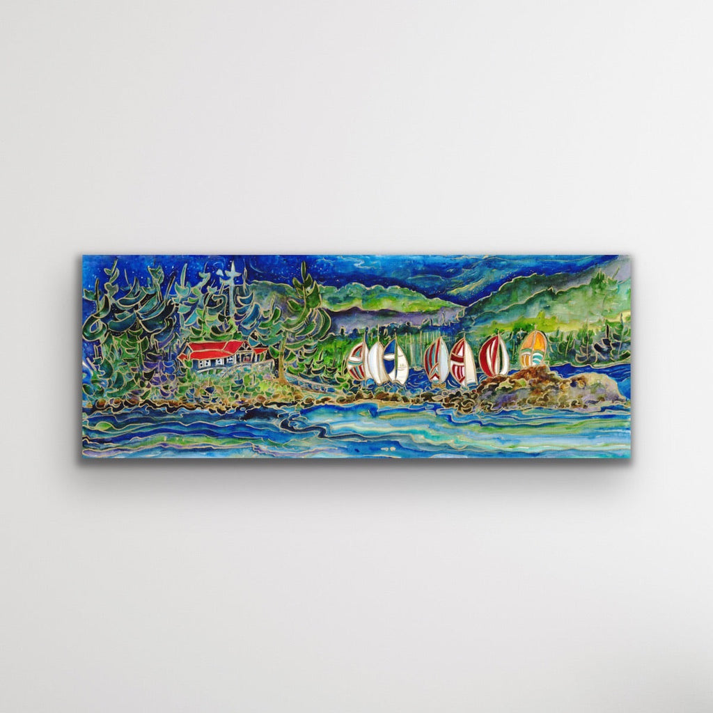 Spinnakers Up : Art Print