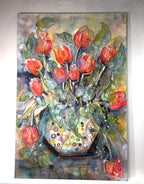 Tulips in Glass