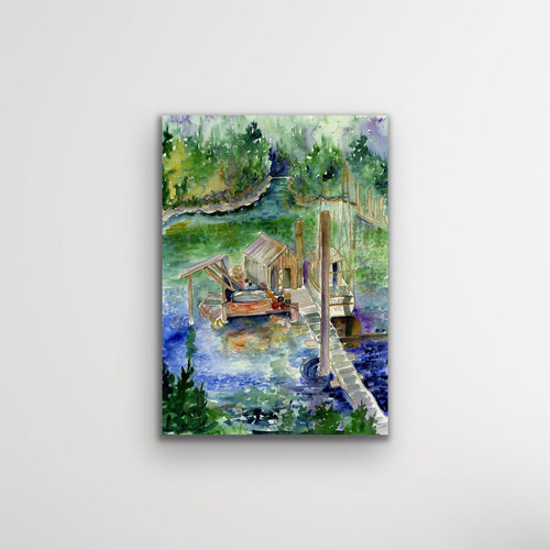 Courage at Nootka : Art Print