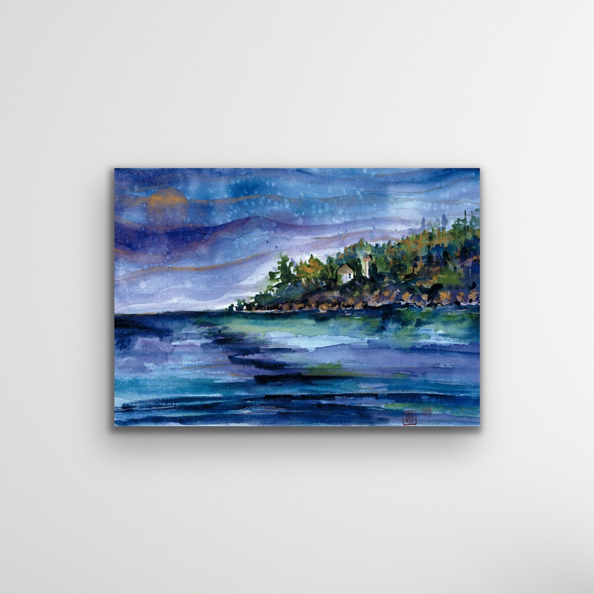 Lighthouse on Mayne : Art Print