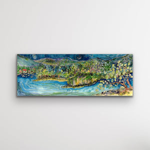 Madronna to Ganges : Art Print