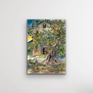 Olive and Stone : Art Print