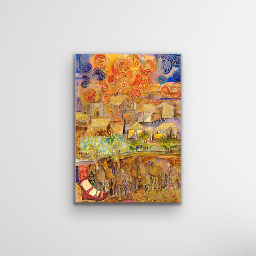 Camel Camp : Art Print