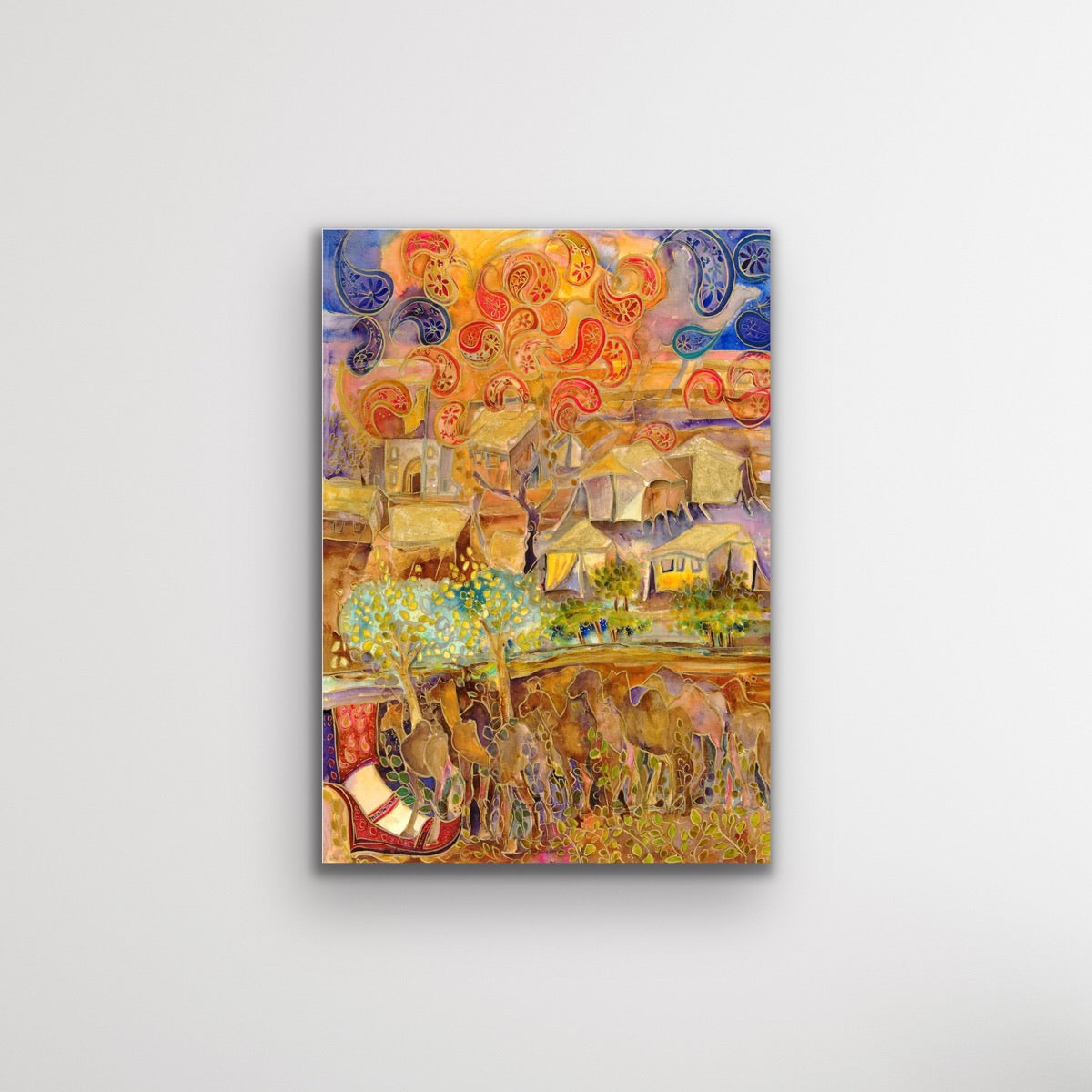 Camel Camp : Art Print