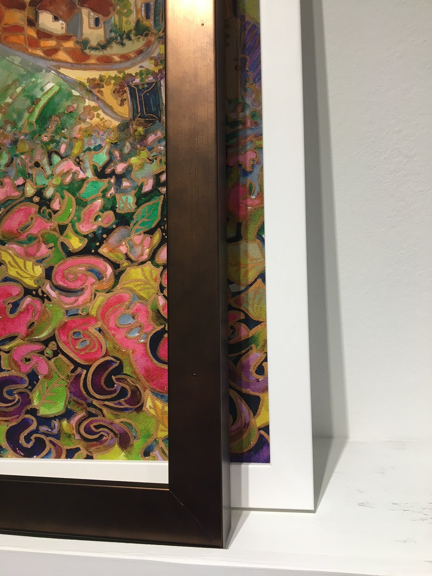 Bronze Frame : Art Print 7.5”x20”