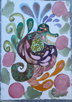"Quetzalcoatl at Chapala" Original