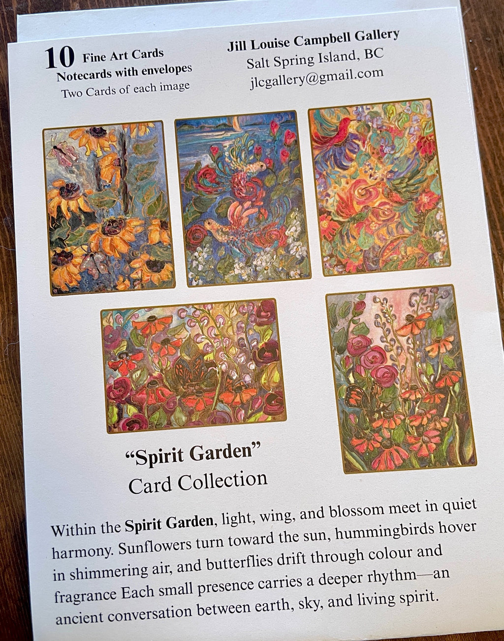 Spirit Gardens Art Cards