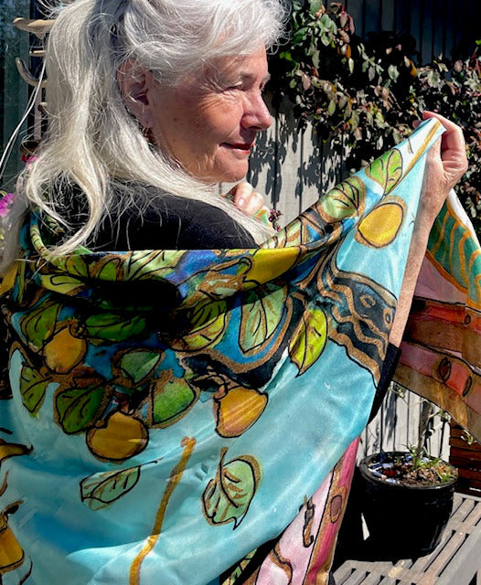 “Mary Tree of Life” Silk Scarf