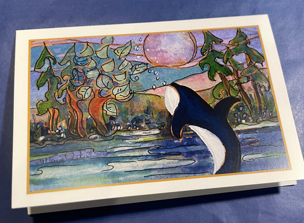 Orcas and Seafolk : Art Cards