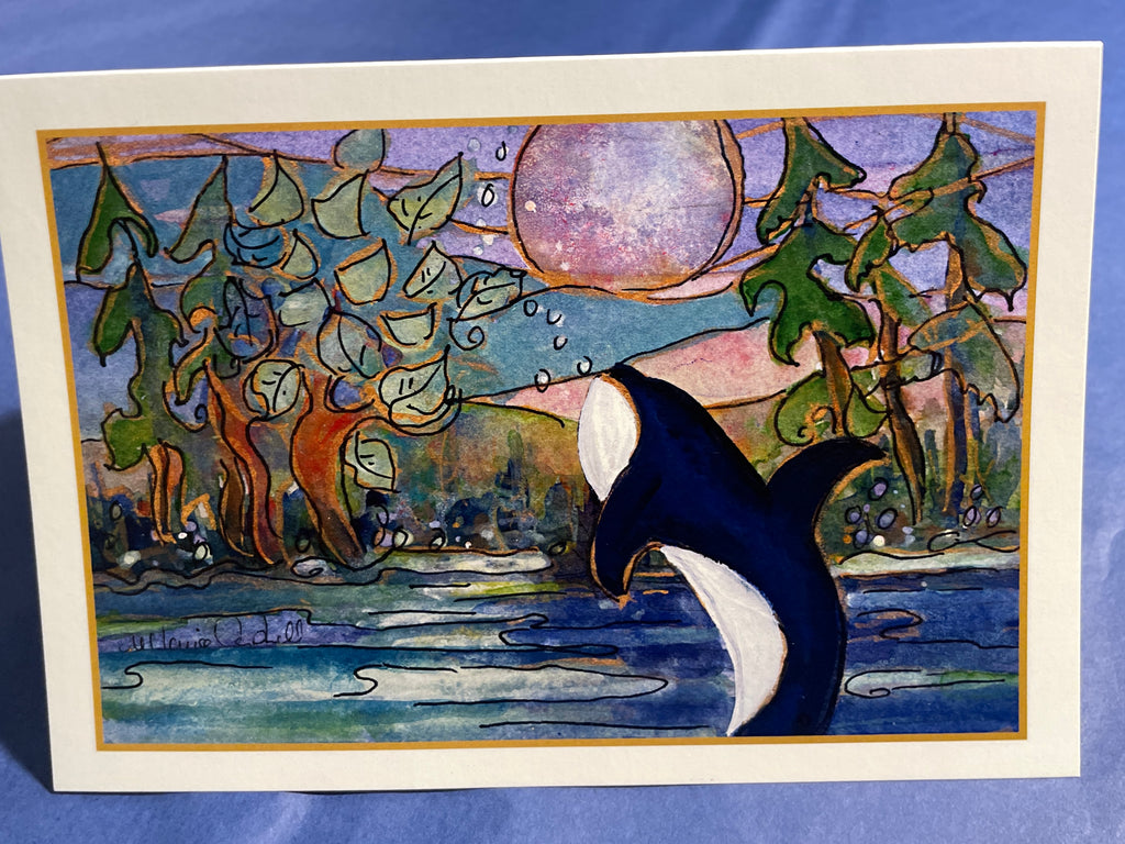 Orcas and Seafolk : Art Cards