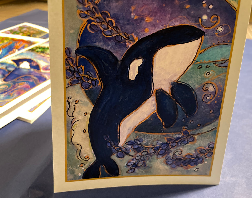 Orcas and Seafolk : Art Cards