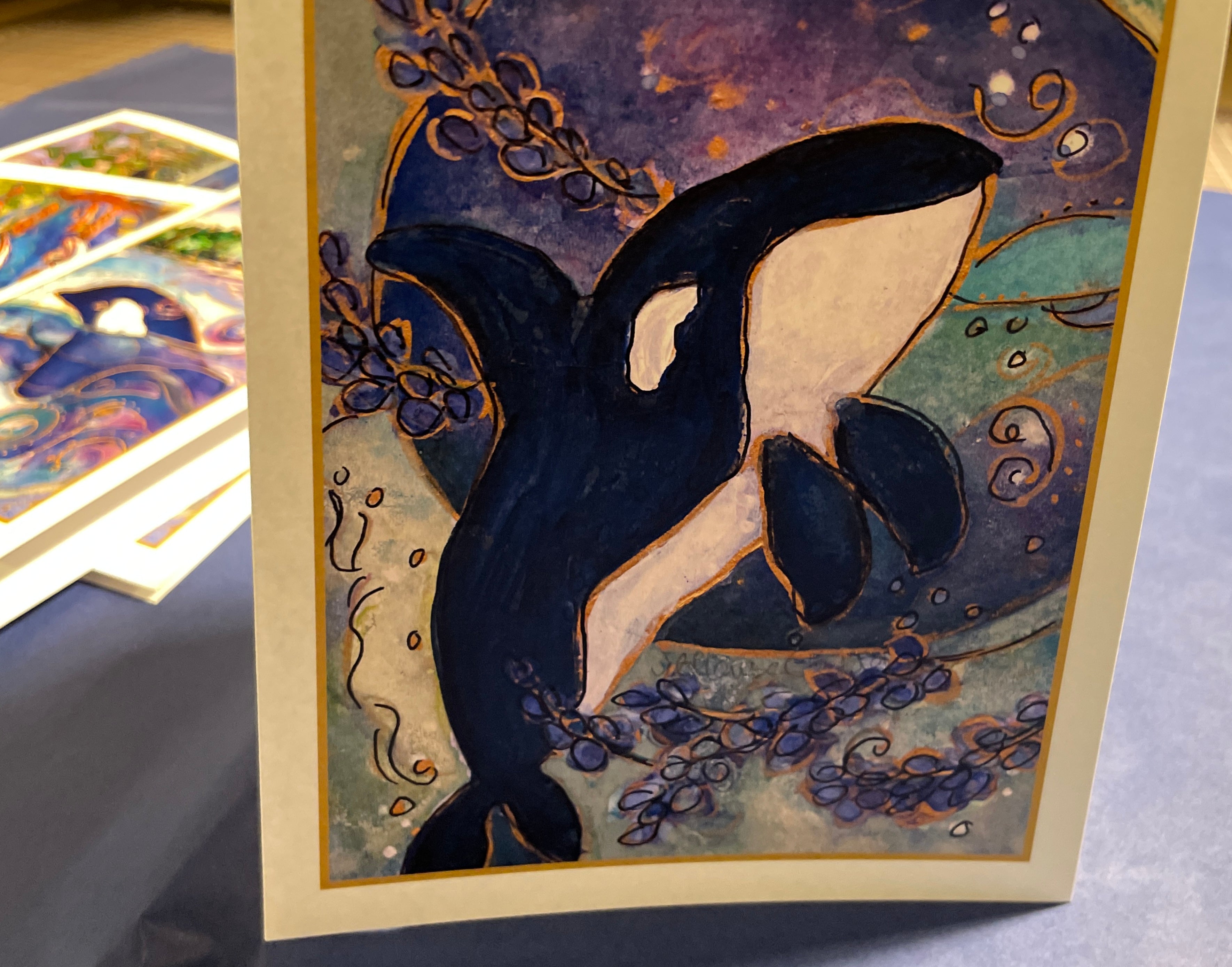 Orcas and Seafolk : Art Cards