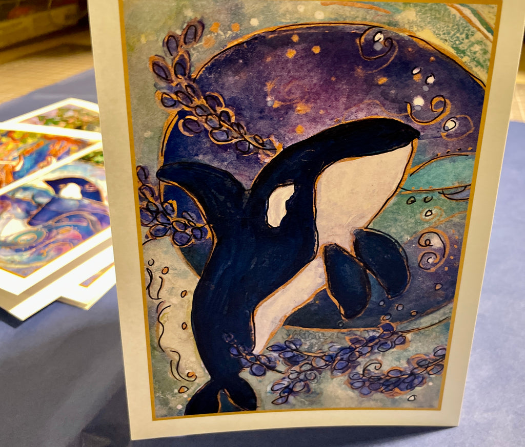 Orcas and Seafolk : Art Cards