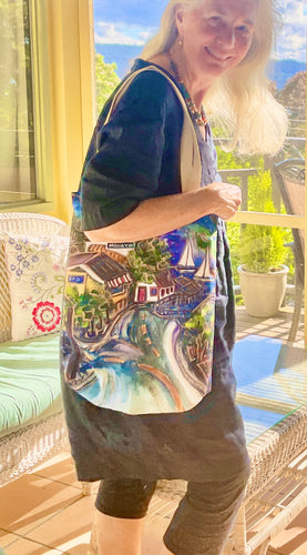 Village View : Tote Bag