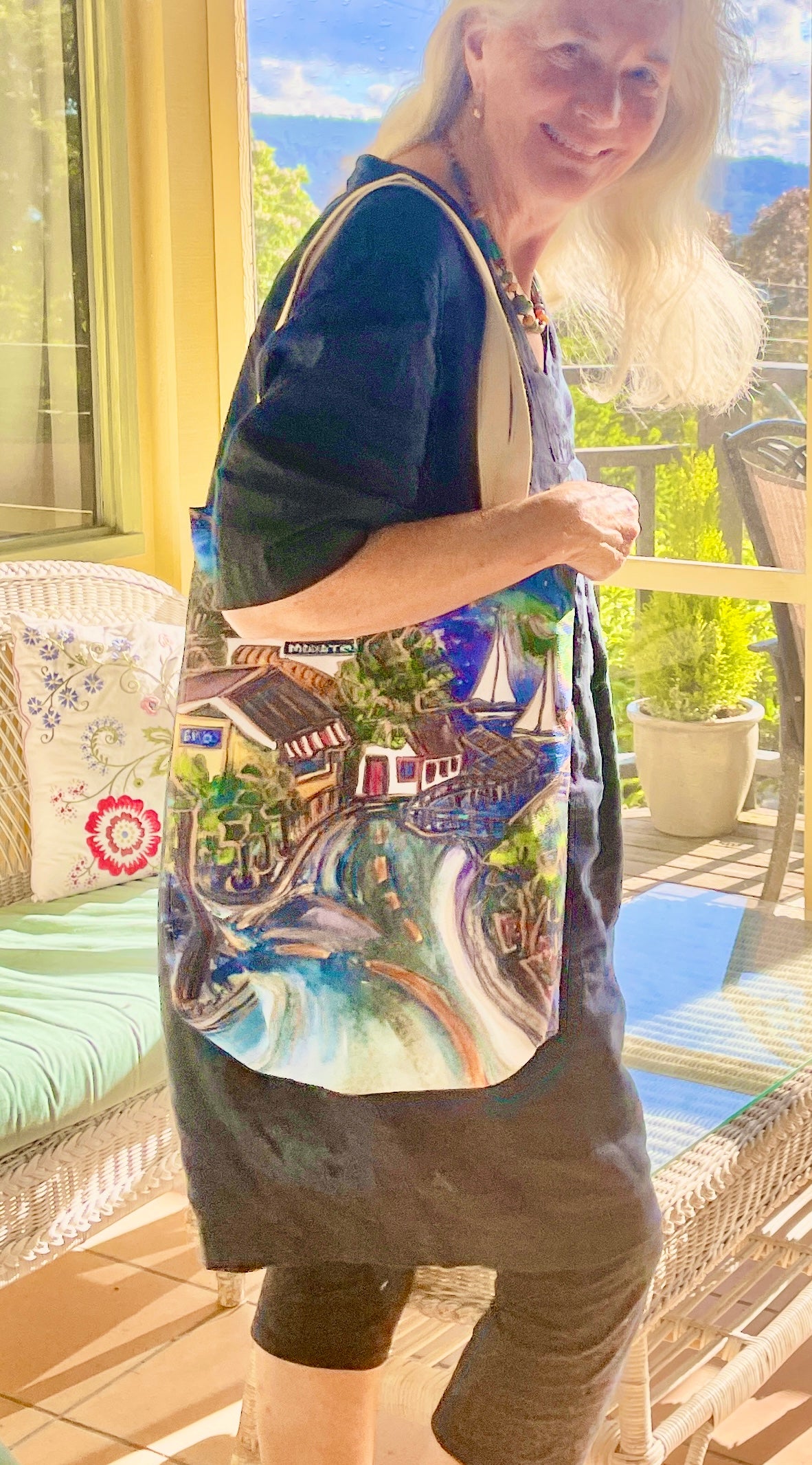 Village View : Tote Bag
