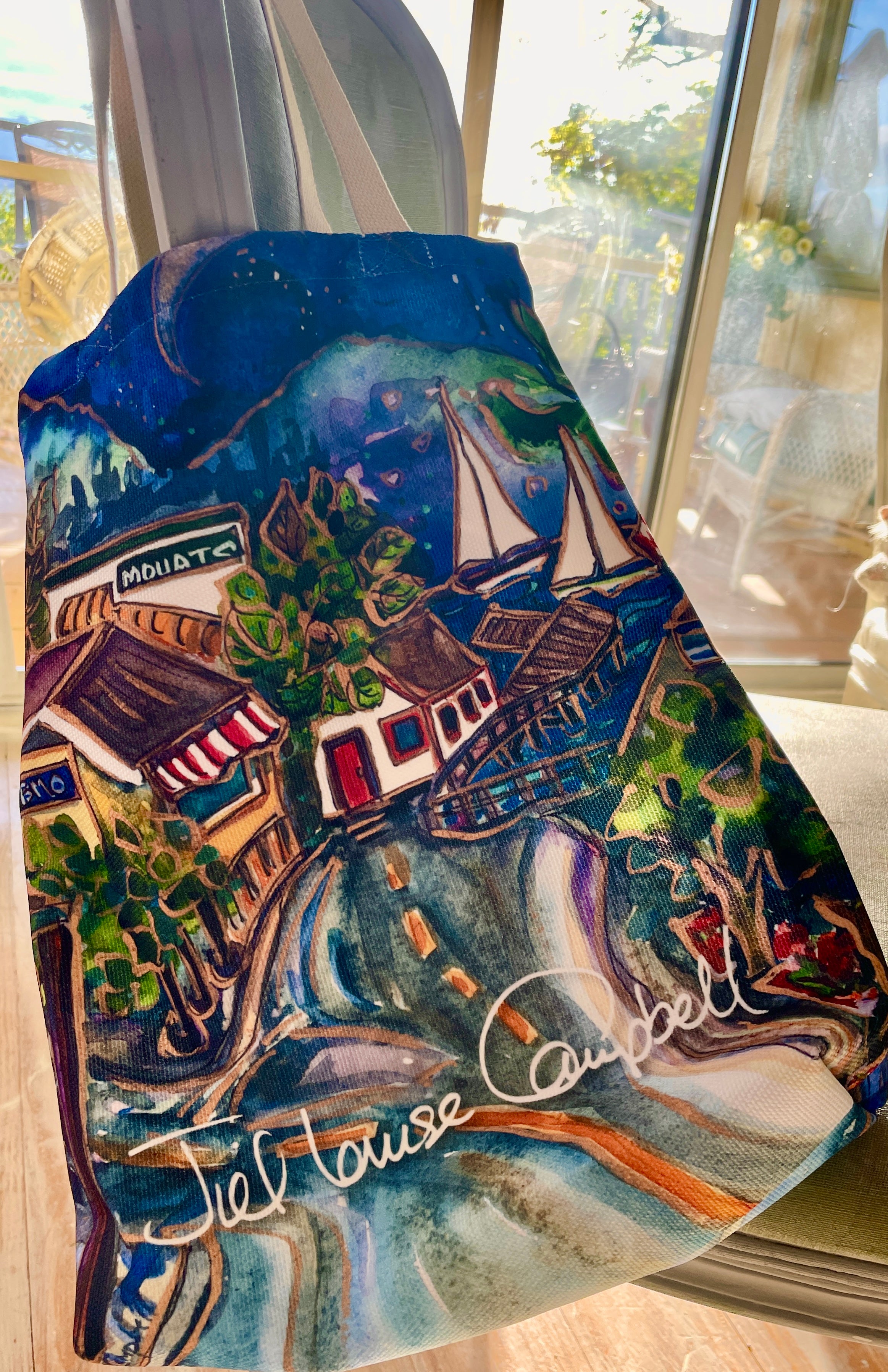 Village View : Tote Bag