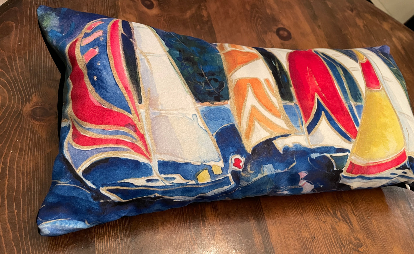 KEEPING PACE Velvet Pillow