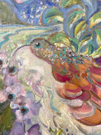 “Salmon HummingBird” Original