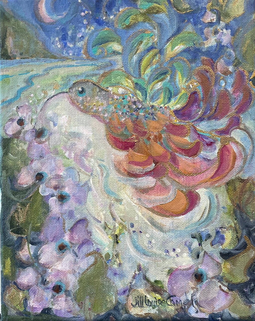 Salmon HummingBird