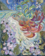 “Salmon HummingBird” Original