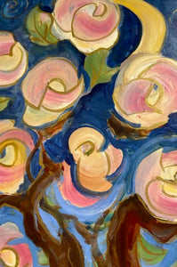 Forest Flowers : 24”x36” Original Enhanced Limited Edition Canvas #1/400
