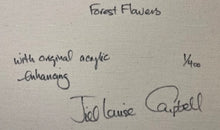 Load image into Gallery viewer, Forest Flowers : 24”x36” Original Enhanced Limited Edition Canvas #1/400