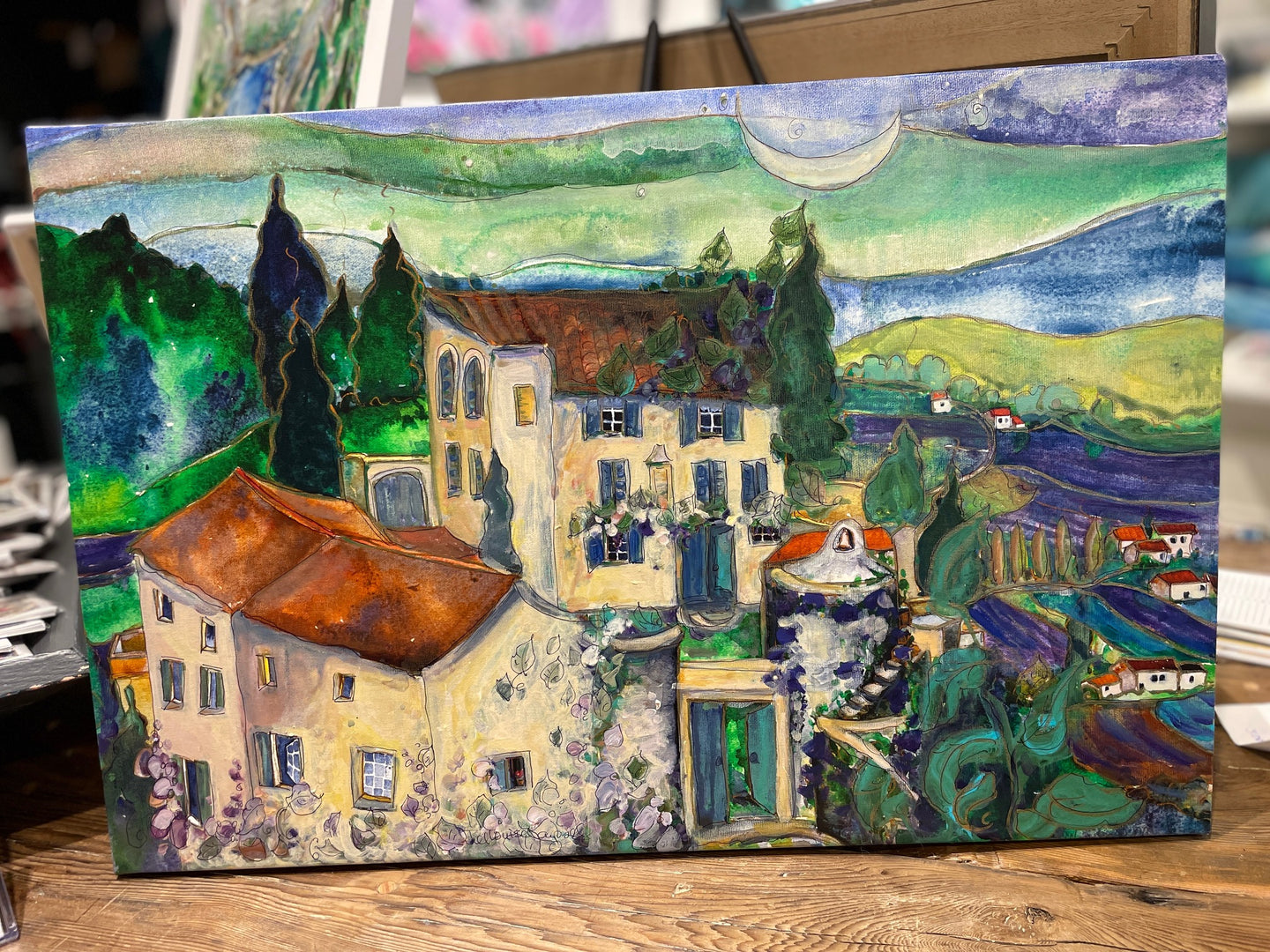 Provence Fairytale : 16”x24” Anniversary Edition Canvas with Original Enhancements #1/200