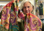 Hummingbird Joy : Narrow Scarf
