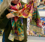 Hummingbird Joy : Narrow Scarf