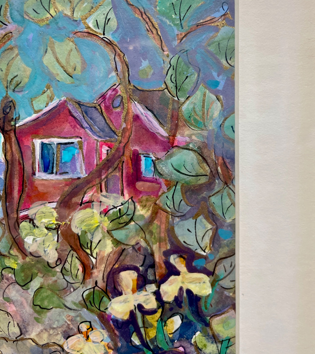 ‘Red House on Ocean’ original