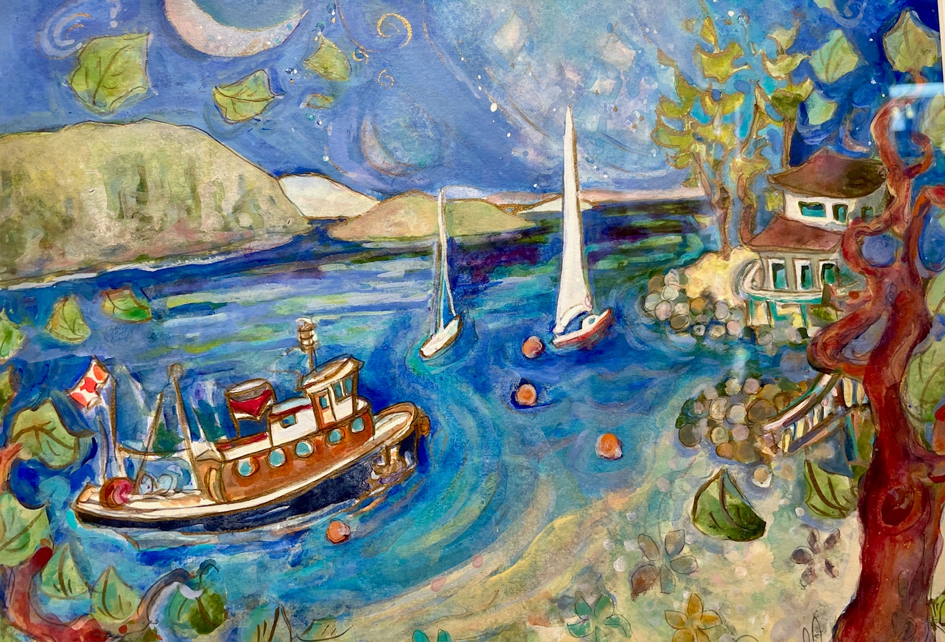 Seahorse Views - Original,