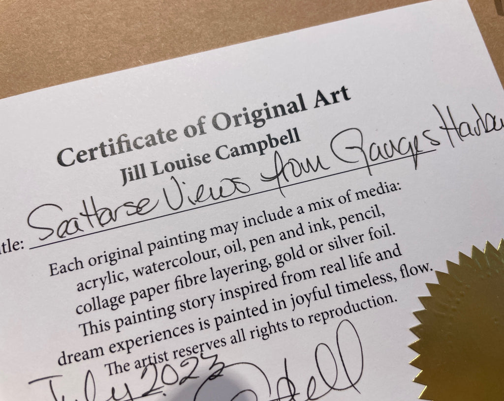 Seahorse Views - Original,